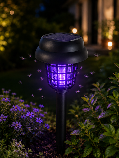 SolarGuard™ Pro Lámpara Solar Antimosquitos