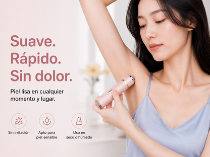 Depiladora Portátil USB-C para Rostro y Cuerpo