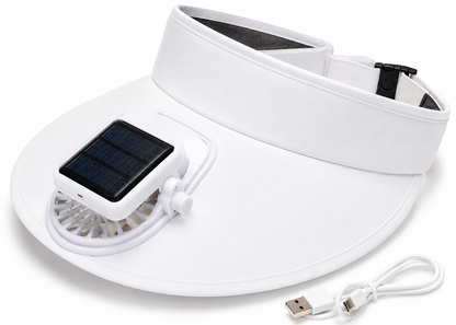 Gorra Refrigerante con Ventilador Ajustable 180°