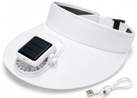 BreezeCap™  Gorra Inteligente con Ventilador Solar