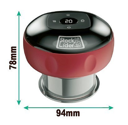 Masajeador Asronix con ventosa, pantalla LCD, 3 niveles de succión y control de temperatura para brazos, abdomen, cintura y piernas.