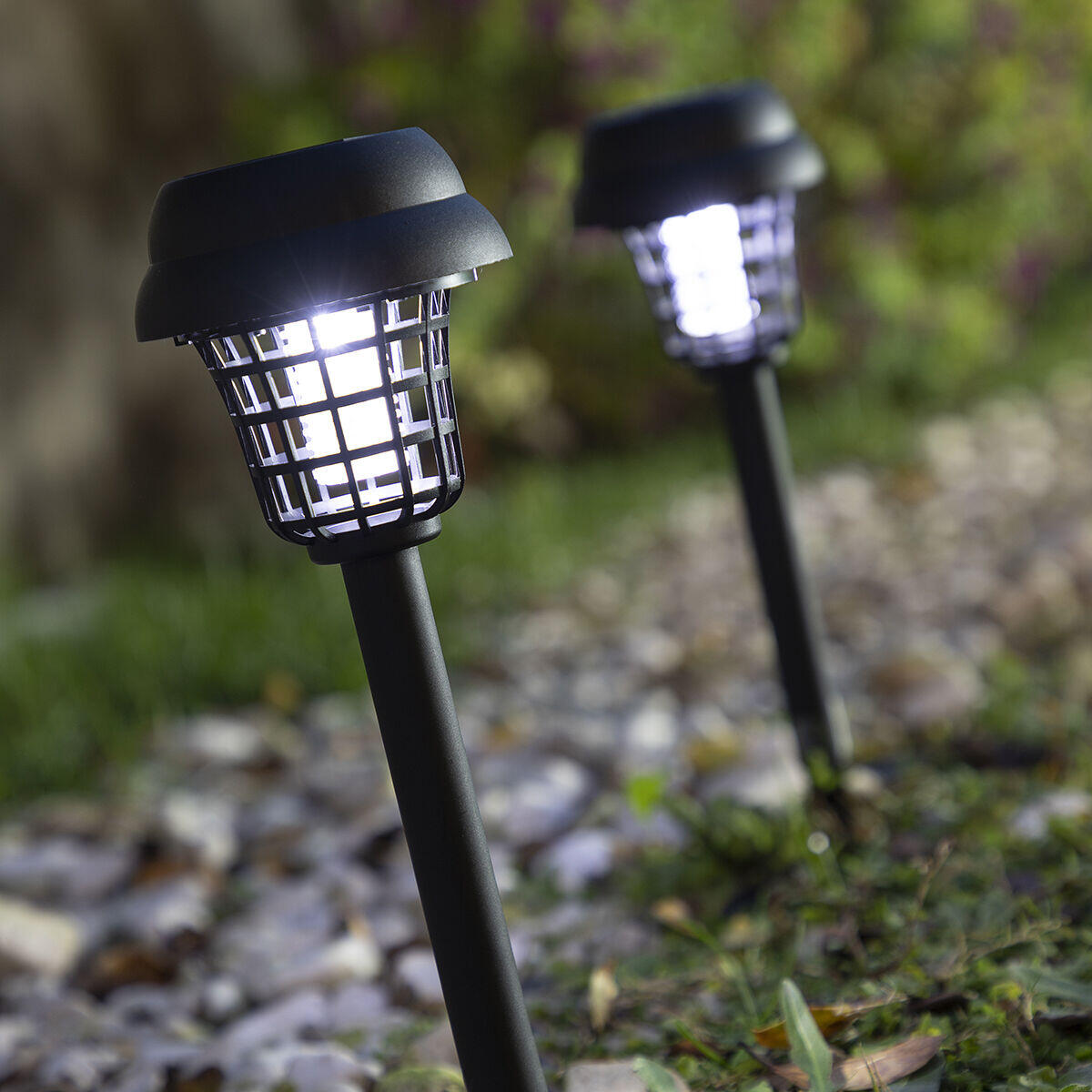 Lámpara Solar Antimosquitos Inteligente para Exterior